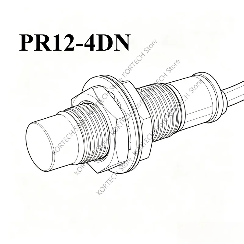 M12 Metal proximity switch PR12-4DN Normally open NPN 4DN NPN normally closed Limit sensor probe