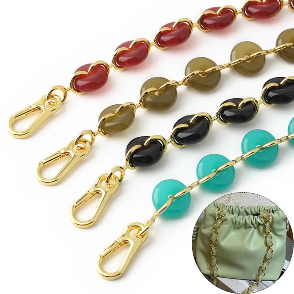 Donut Chain Bag Replacement Shoulder Strap Resin Metal Crossbody Chain Multifunctional Acrylic Bag Decorative Chain Women