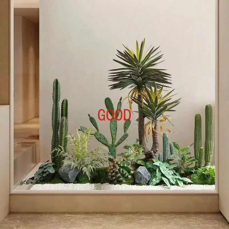 

Simulated Green Plants, large Cactus Combination, Indoor Cactus, Simulated Shop, Window Decoration And Ornaments