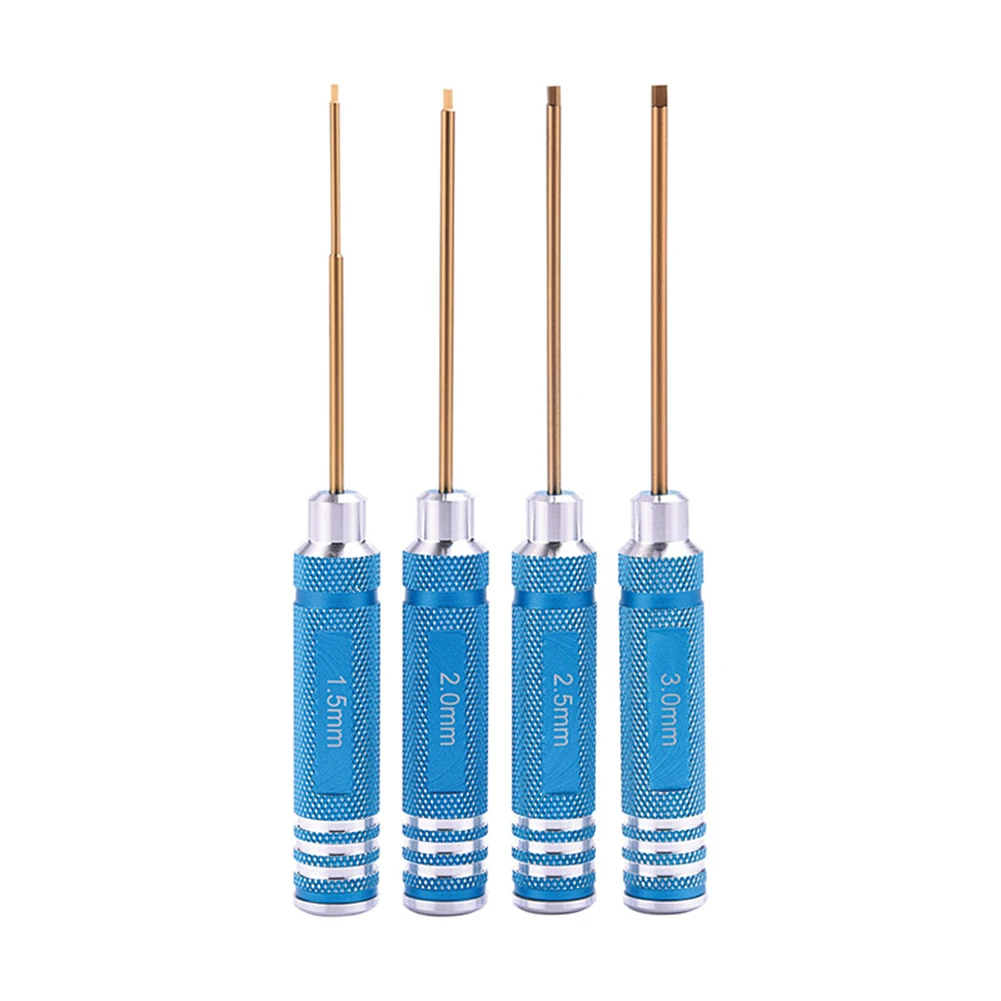 1pc RC Tools Hex Screw Driver 1.5 2.0 2.5 3.0mm Screwdriver For Helicopter Toys Hexagon Tool For FPV Racing Heli Airplanes