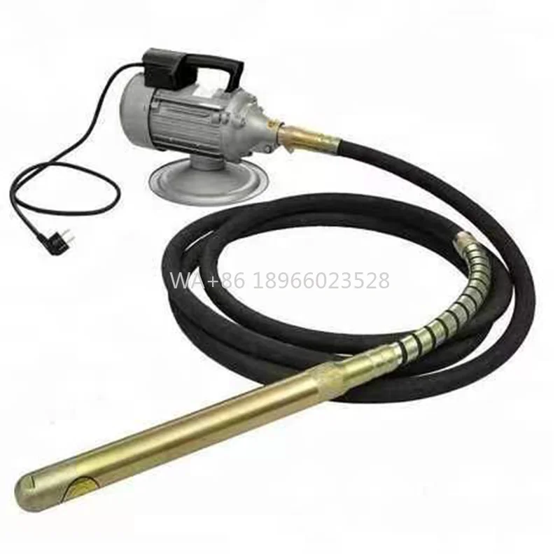Road Construction Cement Vibrating Machine Portable Handheld Electric Concrete Vibrator Shaft 1m 1.5m Building Leveling Vibrator