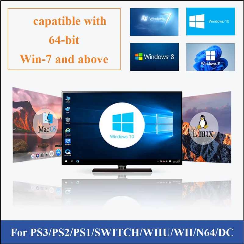 ZieBuddy Batocera 40 Linux 500G HDD Console with 13000+ high score retro games for PS3 PS2 PS1 and Windows PC view 4