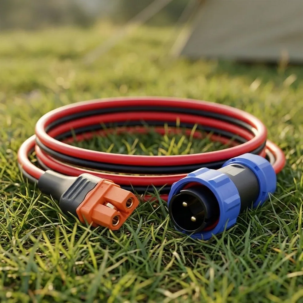 XT60IF To SP21 Connection Cable For Outdoor Portable Power Stations Pure Copper Efficient Power Transfer Compact Portable