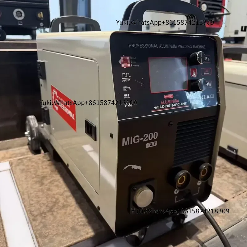 New PONEY MIG-200 220V multifunctional MIG welder, double pulse 40% duty cycle, digital control 0.8-1 wire diameter