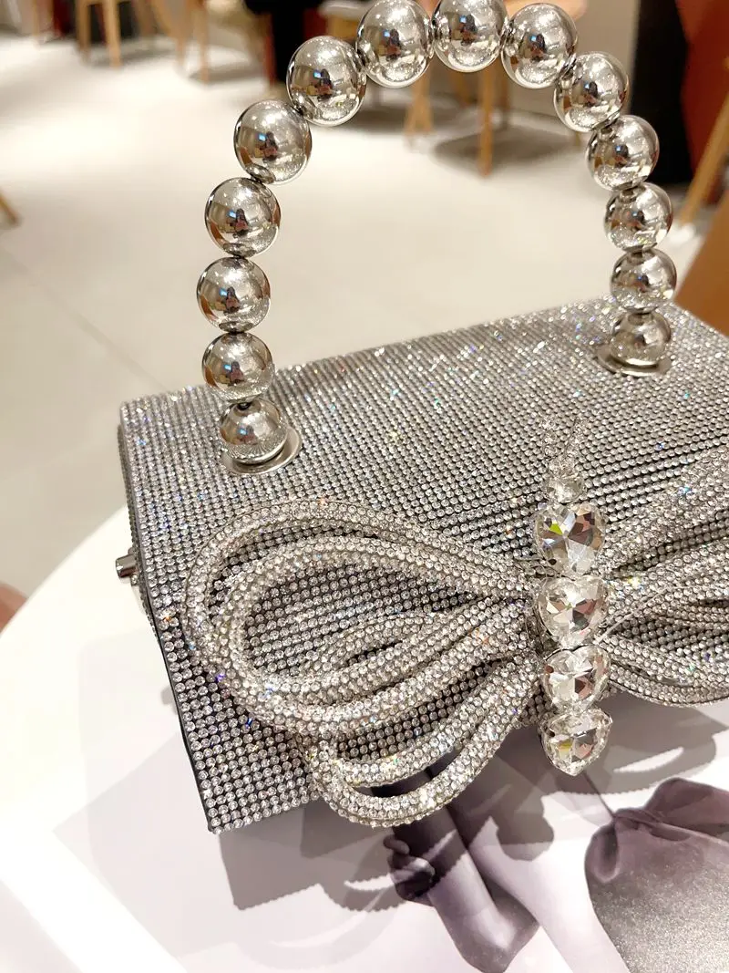 Designer de luxo bolsa feminina cristal brilhante strass diamante saco noite festa casamento bolsa embreagem ombro crossbody saco