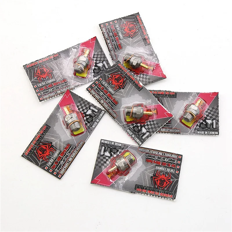 

Свеча накаливания ABUM-2X 70117 для двигателя T1 N3 N4 Hot Spark Nitro Замена OS 8 для Traxxas Kyosho HPI Redcat 1/8 1/10 RC Car