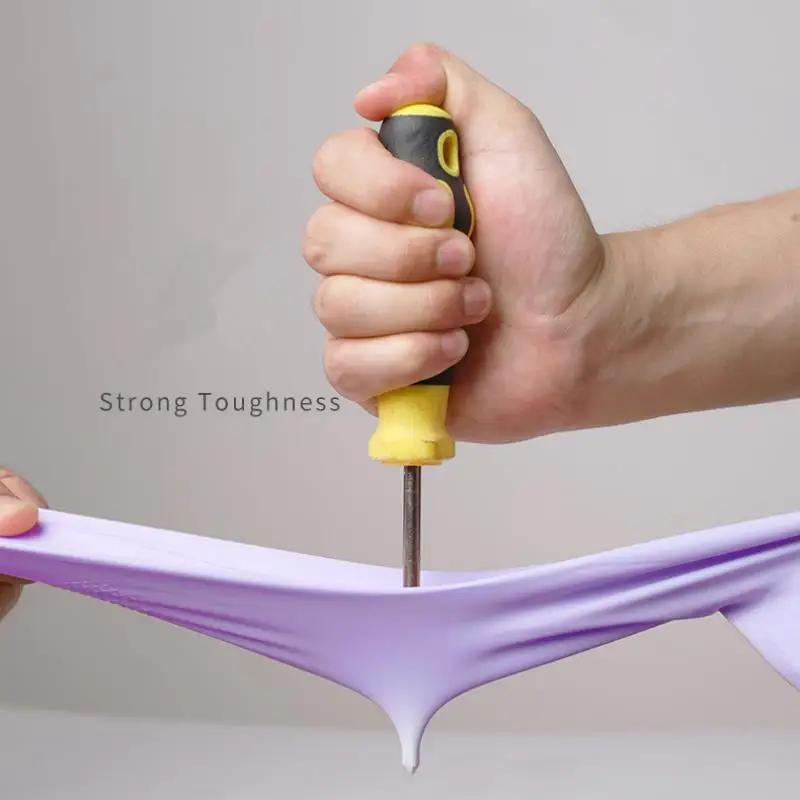 1 Paar Latex-Geschirrspülhandschuhe, mit rutschfestem Griff, wasserabweisender, wiederverwendbarer Gummihandschuh, für die Reinigung von Küche und Bad – Detail 16