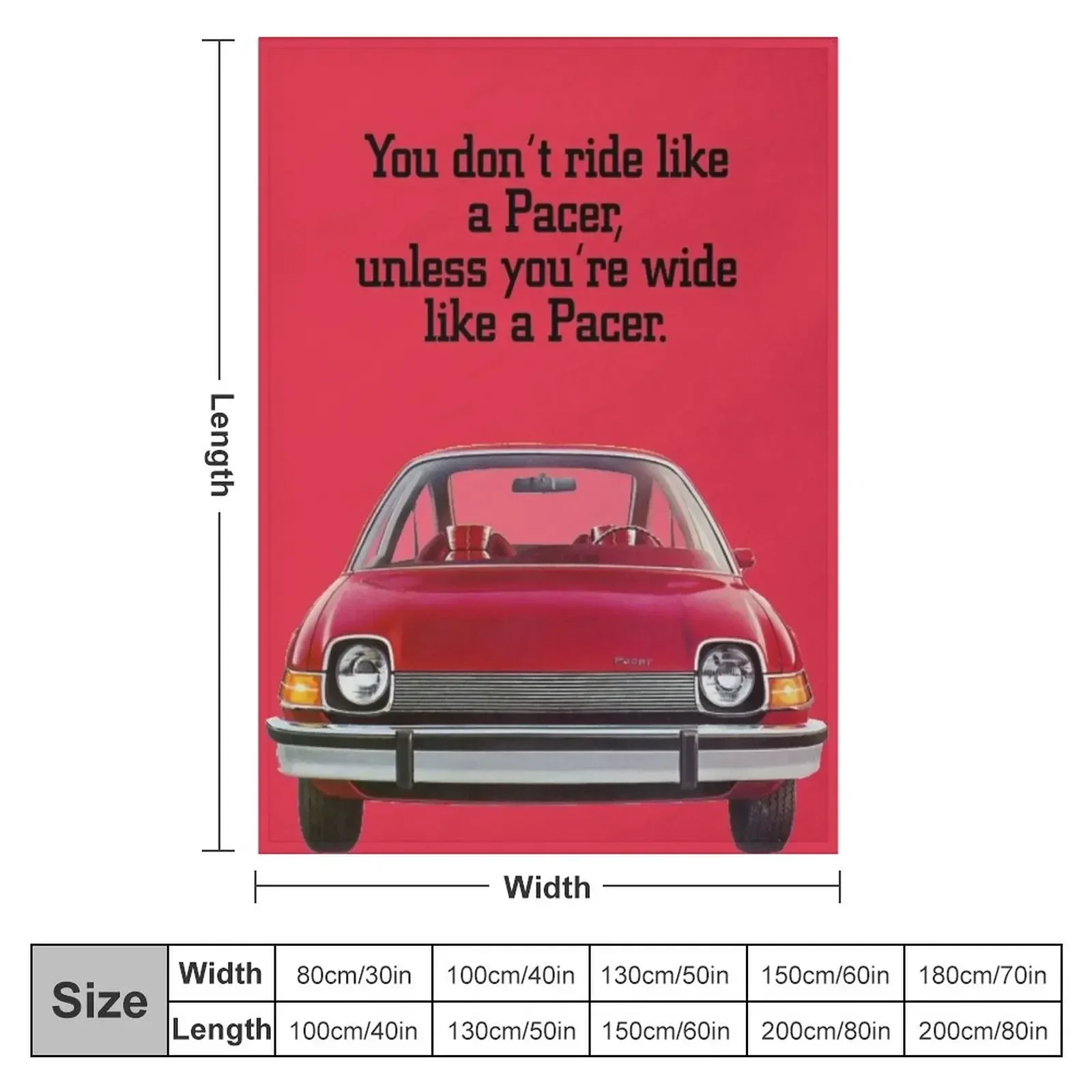 AMC PACER Throw Blanket Comforter Beautifuls Blankets