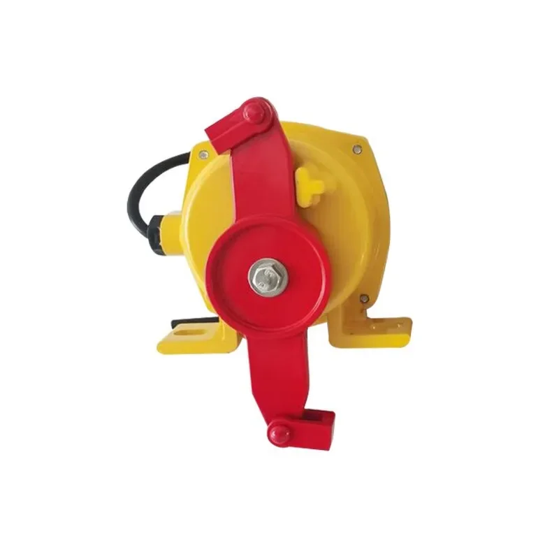 Manual cable reset, belt machine balance emergency stop