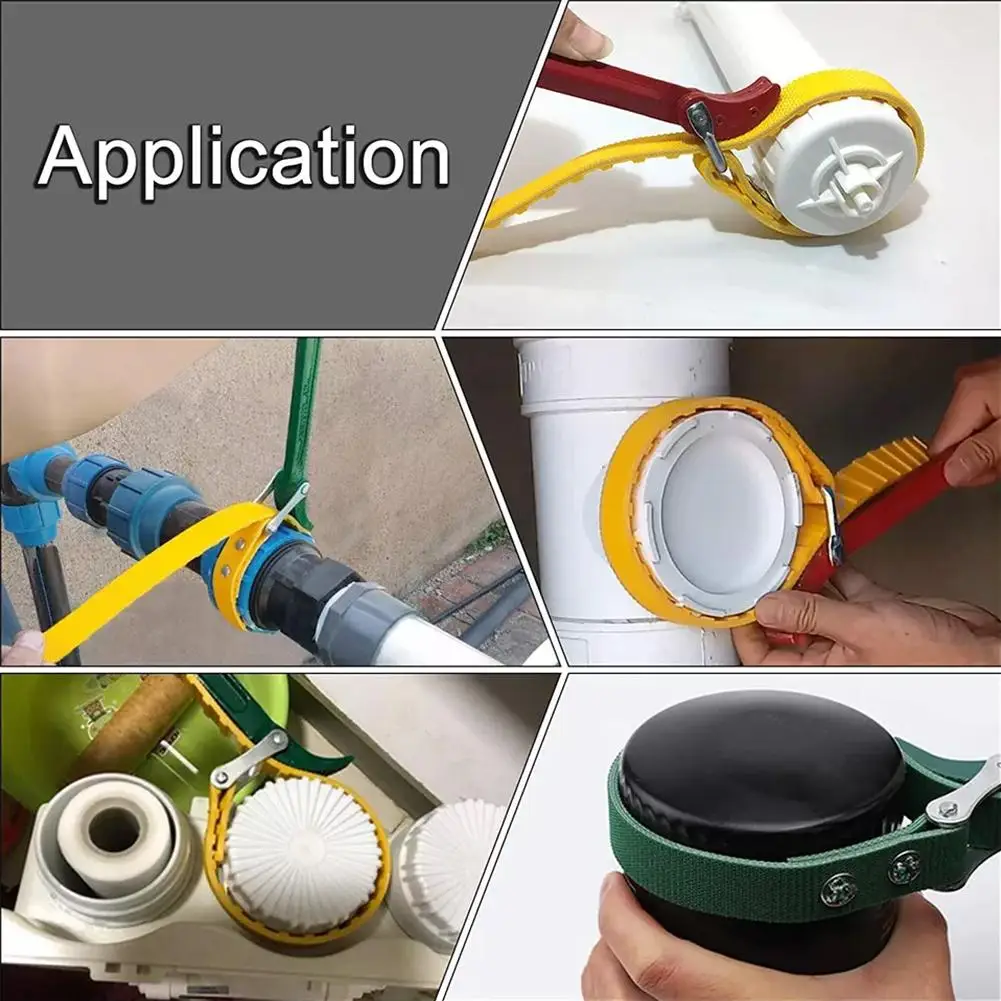 ประแจกรองน้ำมันเครื่องแบบสายพาน ขนาด 6 นิ้ว 1 ชิ้น พร้อมสายพานกันลื่น ประแจอเนกประสงค์