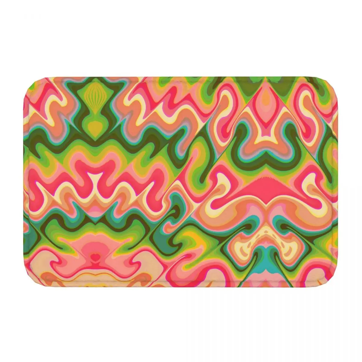 Squiggles Doodles Shapes Abstract Art Doormat Non-Slip Entrance Kitchen Bathroom Floor Door Mats Garage Carpet Rug