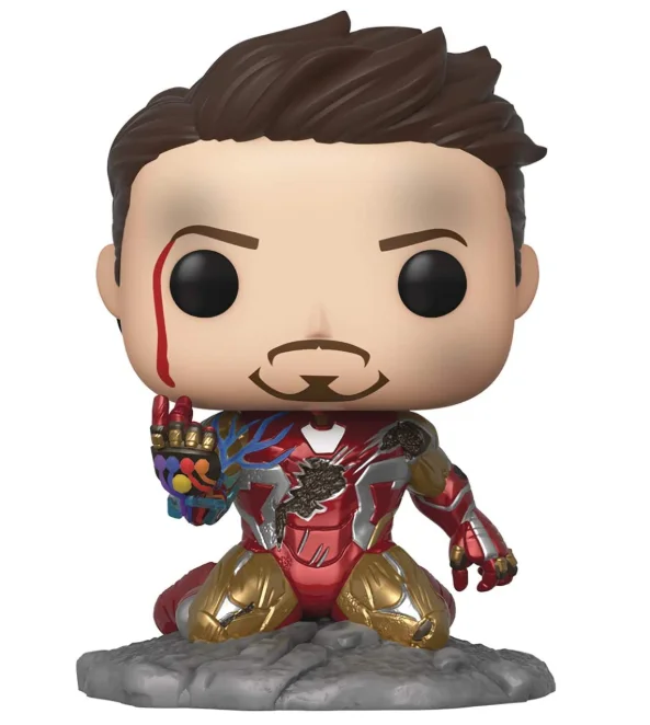 Avengers Endgame: I Am Iron Man Glow-in-The-Dark Deluxe Ironman 580 Vinyl Figure Multicolored Vinyl Doll Model Toys