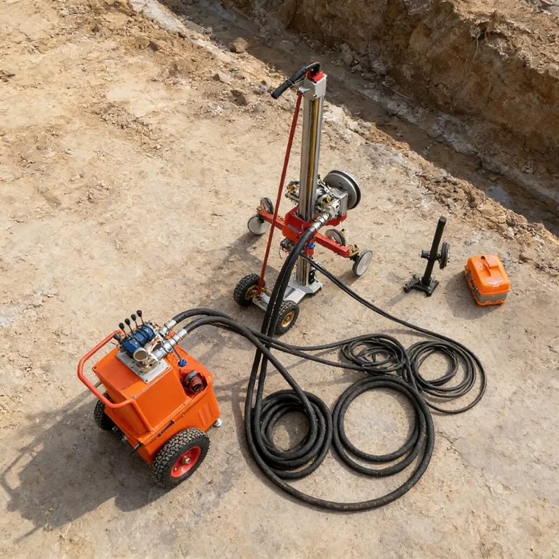 Hydraulic Diamond Wire Saw For Clean Demolition No Debris Scatter Professional Cutting Machine For Indoor Renovation Use