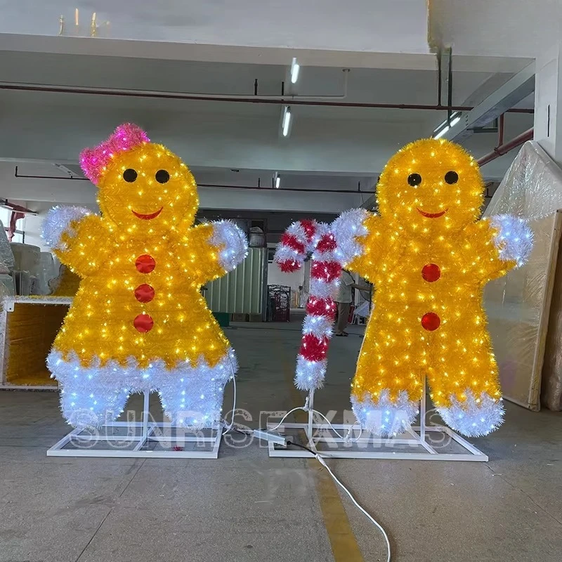 3d Large Outdoor Commercial Led Christmas House Outdoor Christmas Decoration