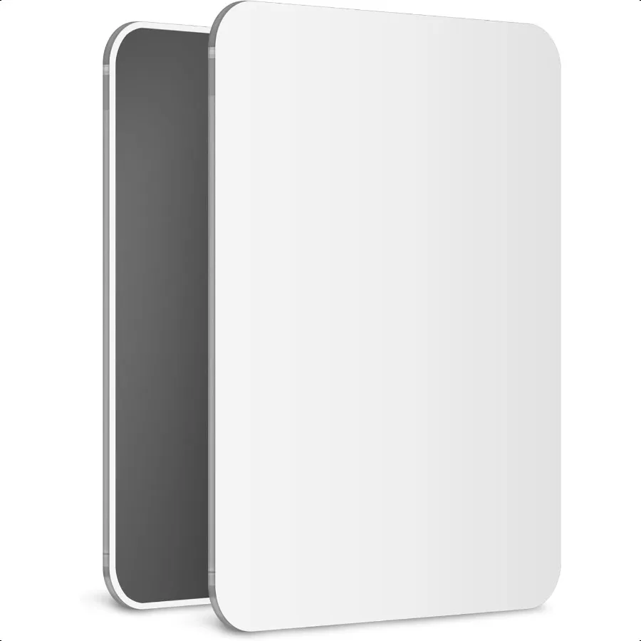 

Magnetic Locker Mirror 7x9in Acrylic Unbreakable Sleek Framel Glassl Safety Mirror 1 Pack