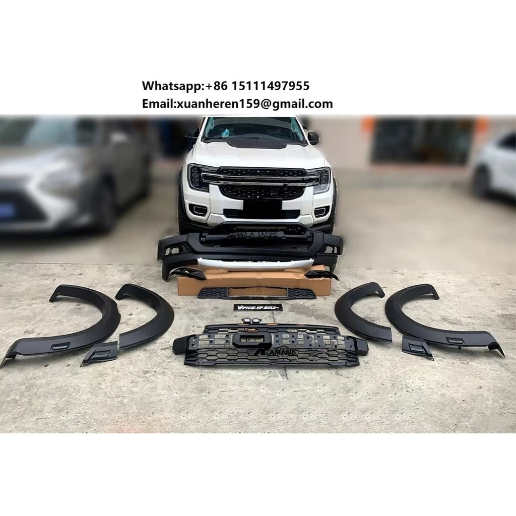 

Pickup Front Bumper Facelift Full Kit for Ranger T9 to Raptor Upgrade Conversion Kit Accessories for Ranger T9 Body Kit