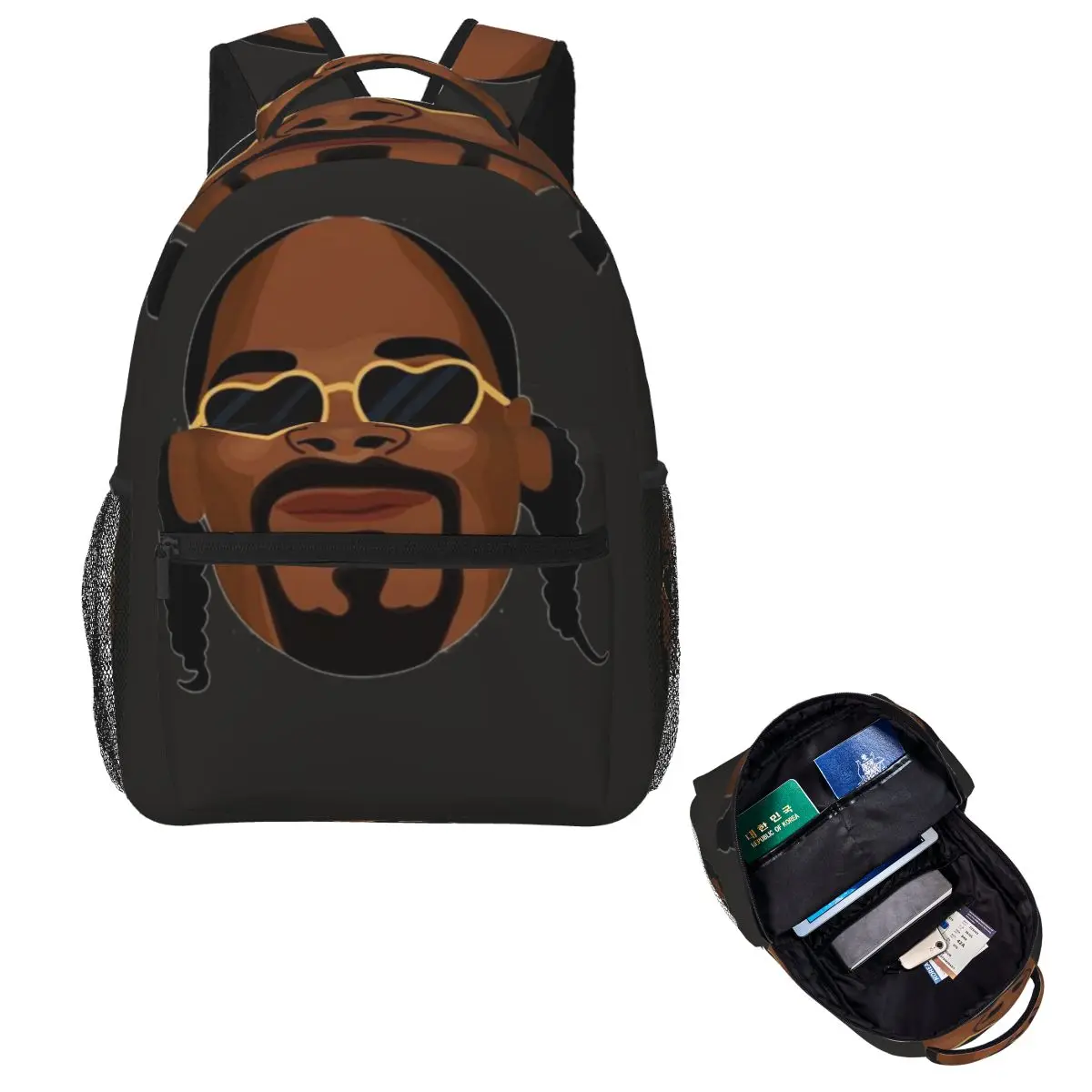 

Рюкзак Snoop Dogg, Лидер продаж, рюкзак большой емкости, детская сумка для книг, школьная сумка, сумки на плечо для мужчин и женщин