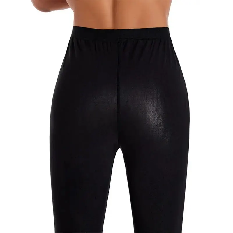 Women\'s Sweat Pants 5 Pants Weight Loss Thigh Pants Thermosculpting Polymer Slimming Waist Pants Sports Yoga Running Sweat Pants