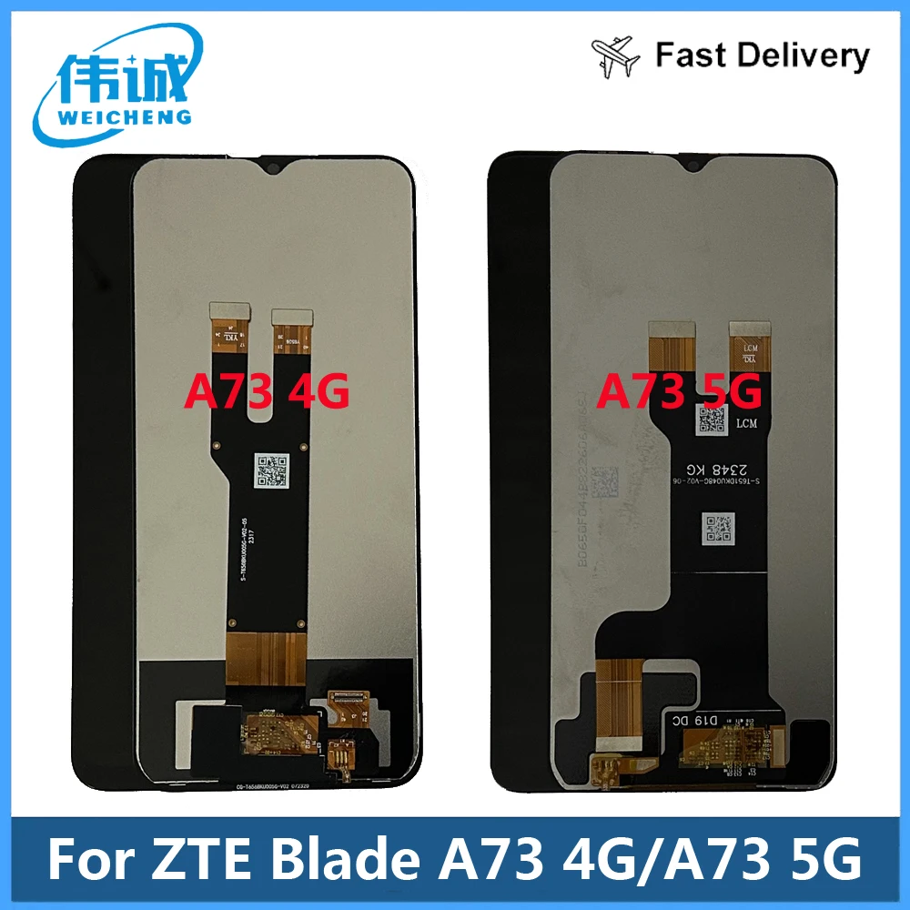 For ZTE Blade A73 4G 7060 LCD Display Touch Screen Sensor Digitizer Assembly For ZTE Blade A73 5G LCD Repair Parts