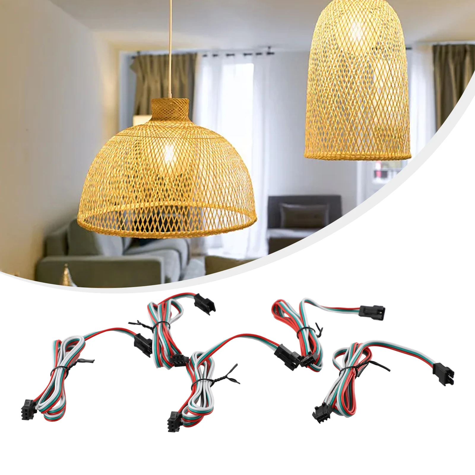 

Connection Extension Cable Home WS2812B For LED Strips For WS2811 Male Female Models Parts RGB Wire 1Meter 3.3ft
