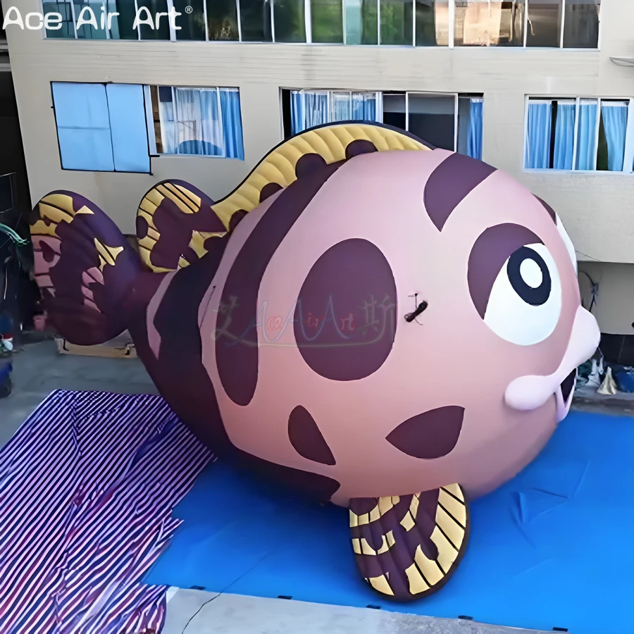 

beautiful giant inflatable clownfish balloon for event and advertising with free air blower