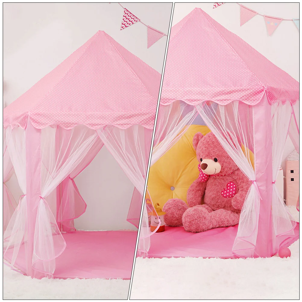 1Pc Children Boys Girls Playing Tent Interesting Children Game Tent House (Pink) Kids Tent Kids Game House