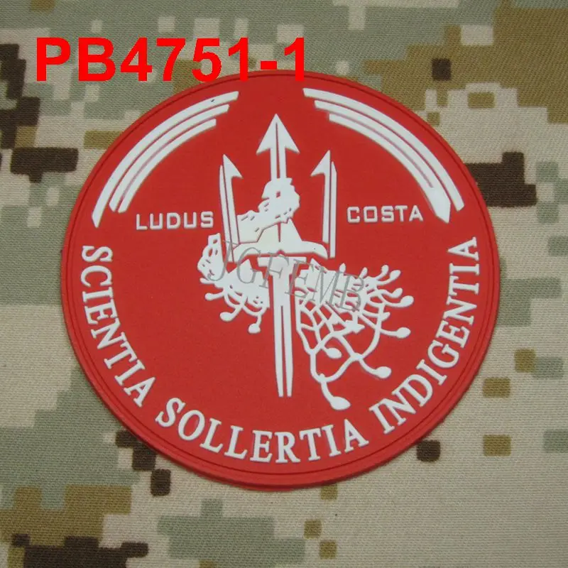 3D PVC Patch, LUDUS, COSTA, SCIENTIA, SOLLERTIA, INDIGENTIA