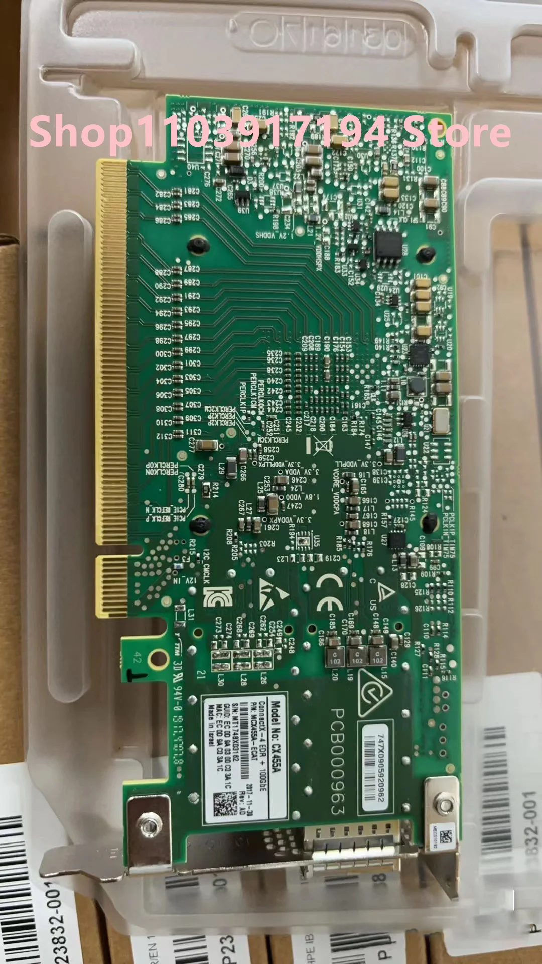 FOR Mellanox MCX455A-ECAT ConnectX-4 100GbE VPI IB Network card