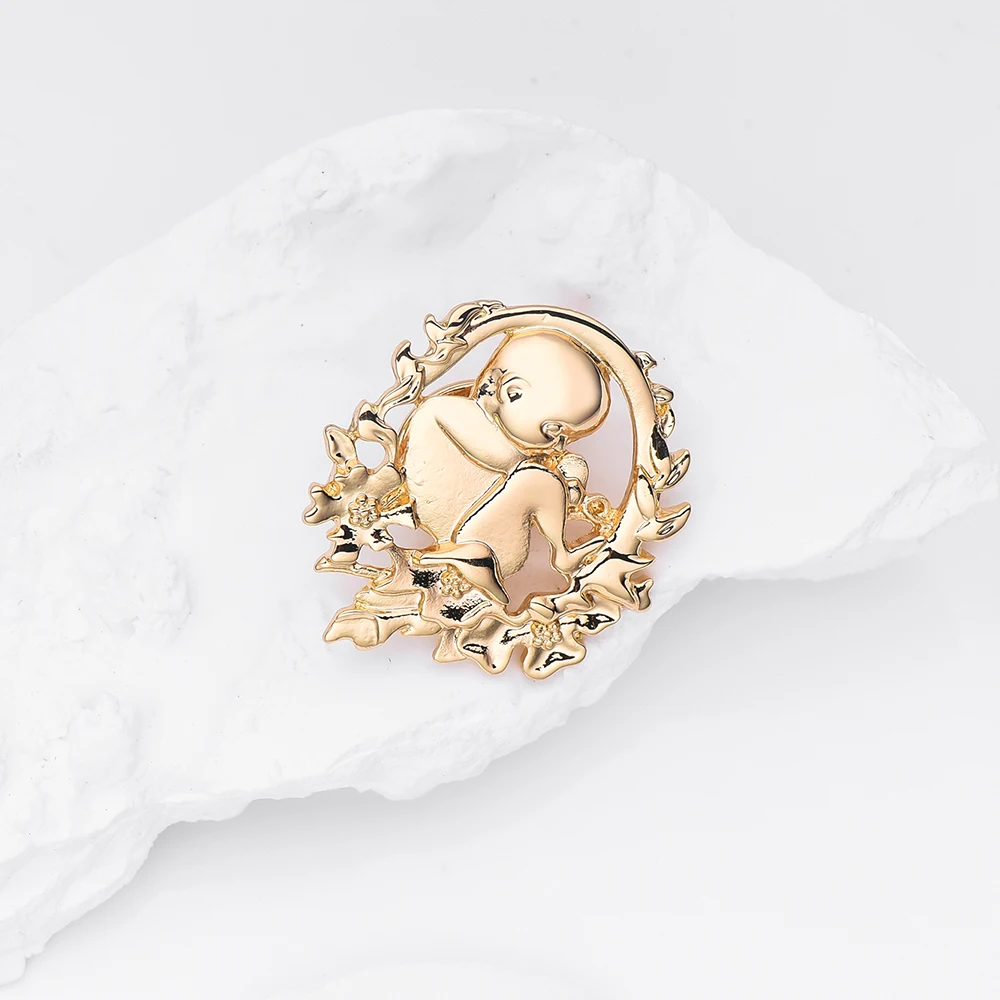 Newborn Baby Garland Brooch Mother Love Medicine Pins Jewelery Design Accessories Lapel Badges Birthday Gifts for Gynecologists image 4