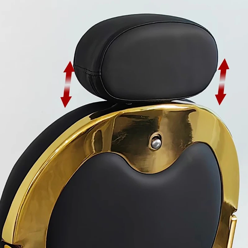 كرسي حلاق عالي التحمل قابل للتعديل مريح مبطن كرسي صالون استوديو الشعر متجر تجميل سيلا دي كورتي دي بيلو أثاث الصالون