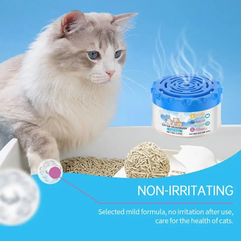 Cat Box Deodorizer Litterbox Deodorizer Cat Deodorizer Cat Litter Scent Deodorizer Smell Eliminator Geurabsorber Gel