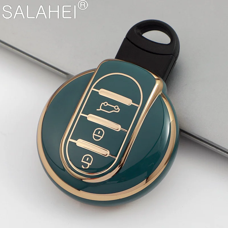 3 Button Car Key Case Cover Shell For BMW Mini Cooper F55 F56 F57 F54 F60 JCW Clubman Countryman Keychain Holder Accessories 5