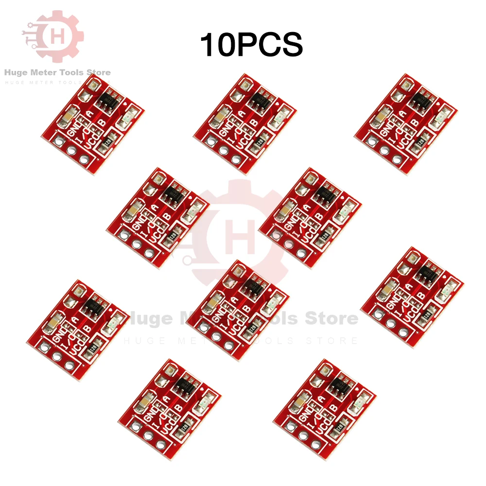 

5PCS/10Pcs TTP223 Touch Key Switch Module Touch Button Capacitive Switches Self-Locking/No-Locking Capacitive Touch Switches