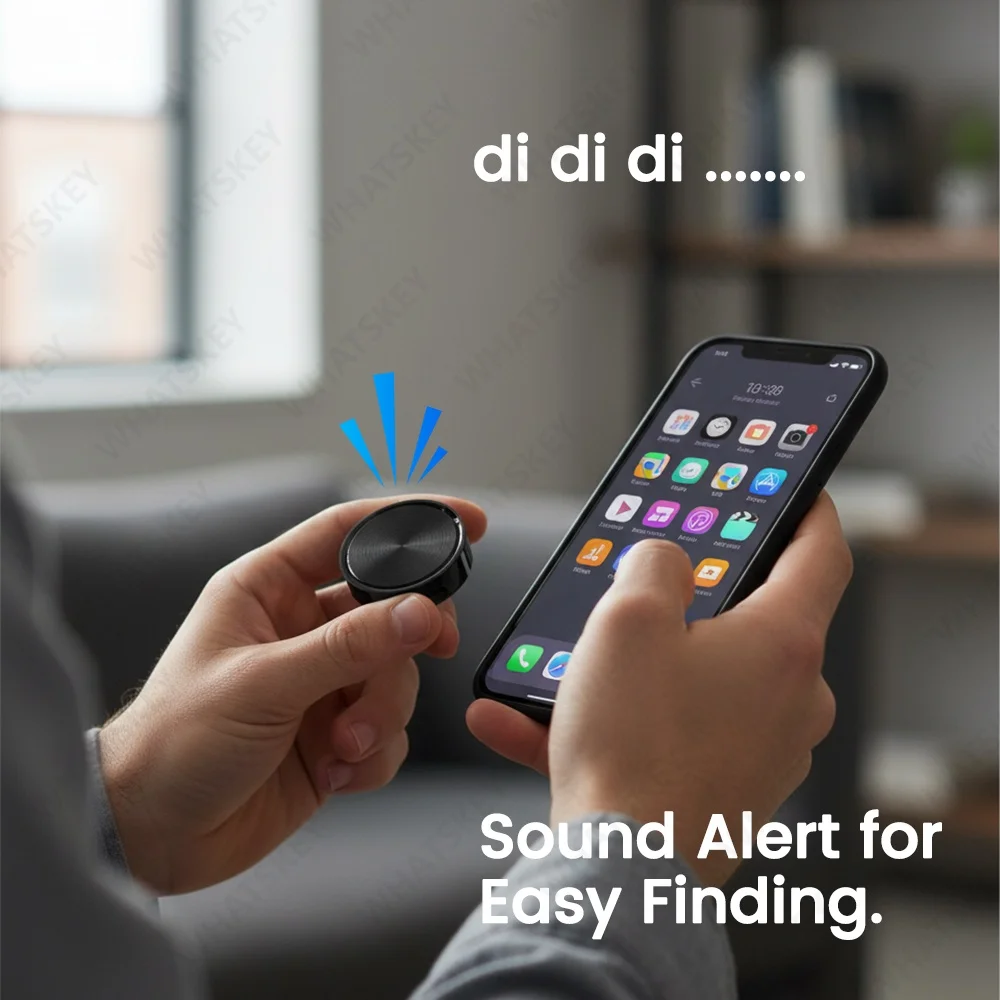 デュアルシステムスマートタグ Bluetooth GPSトラッカー アイテムファインダー iOSの「探す」またはGoogleの「探す」機能に対応 鍵や荷物用