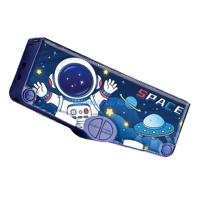 

Y8AD Novelty Pencil Case with Scissors Sharpener Eraser Ruler for Children Boy Girl