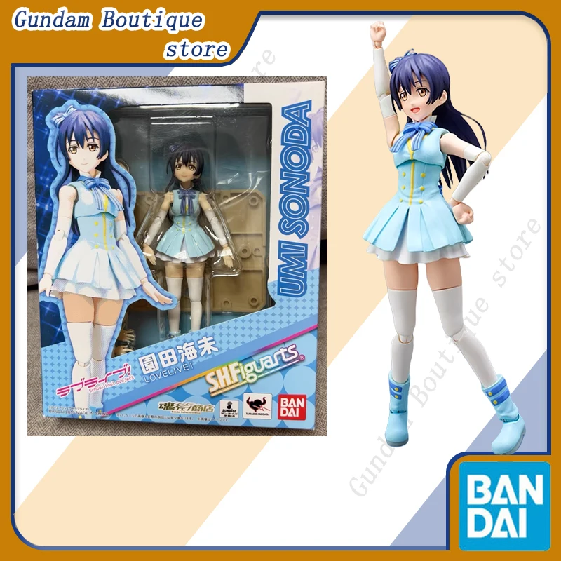 

Bandai натуральная SHF Sonoda Umi LoveLive аниме фигурка Коллекционная совместная модель мобильности игрушки орнамент подарок для детей и девочек