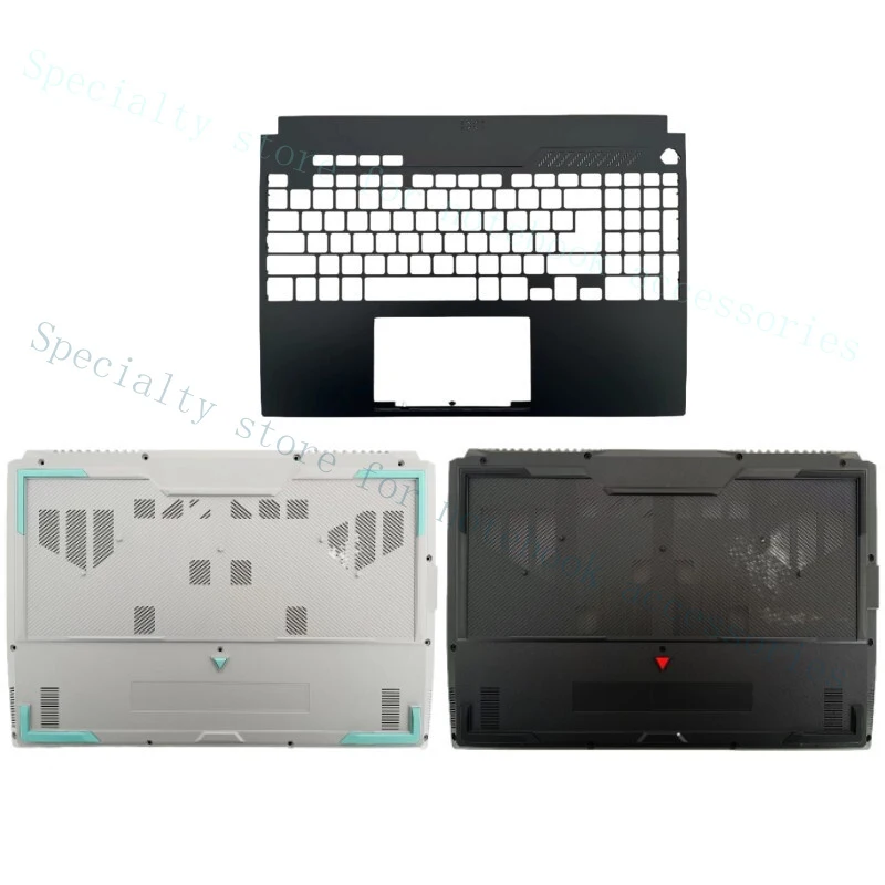 

Новый комплект A+ для ASUS TUF Gaming F15 FX507: верхняя панель (пальмрест) + нижняя крышка корпуса
