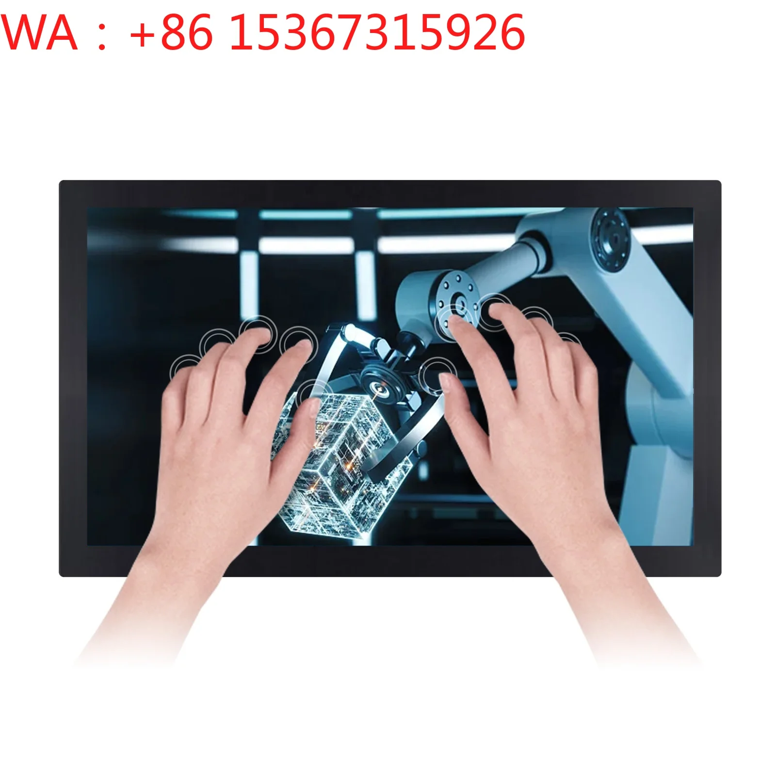 15-32 Inch Full HD 1080P Industrial Open Frame Capacitive Touch Screen  USB DC ROHS Compliant