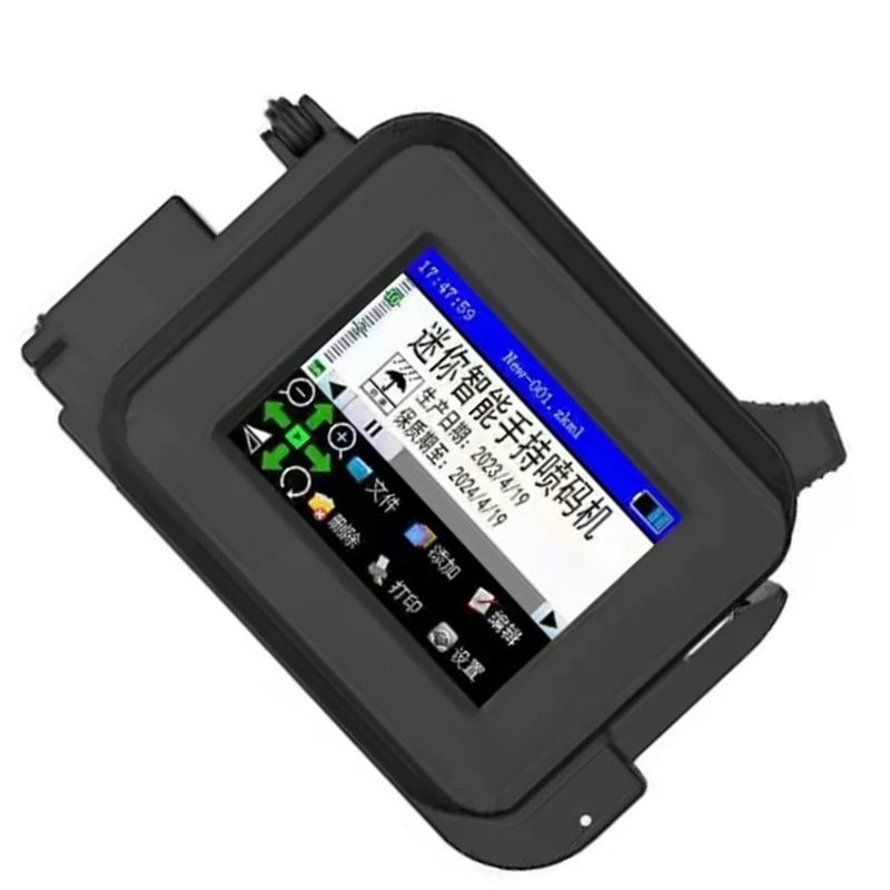 Stampante a getto d'inchiostro portatile ingegnosa 12,7 mm Mini stampante portatile Testo QR Codice a barre Immagine Numero lotto Logo Macchina per la codifica immagini EU P