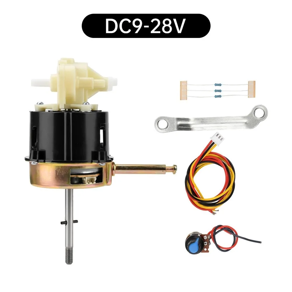 DC Brushless for fan Motor 9-28 Volt Input 1450RPM for Industrial and Residential For Table Floor and Wall-Mounted for fan