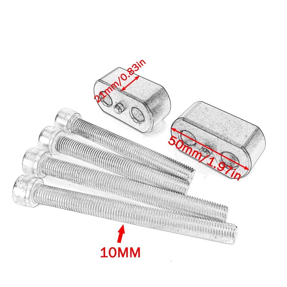 Motorcycle Handlebar Riser Adapter For Triumph Tiger 800 XC XR XCX XCA Tiger Explorer 1200 Tiger800 Handle Bar Mount Clamp