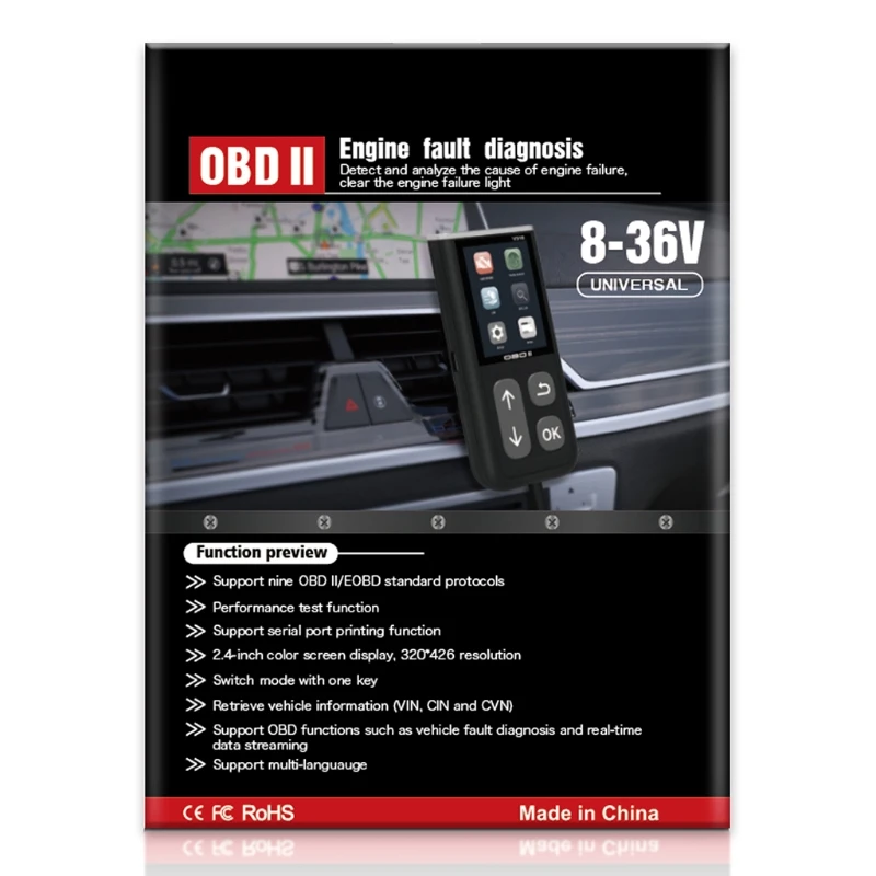 Professional Obd2 Scanner Check Engine Fault Code Reader OBDII CAN Diagnostic Scan Tool Easy Operation Car Repair Tool TOP ones