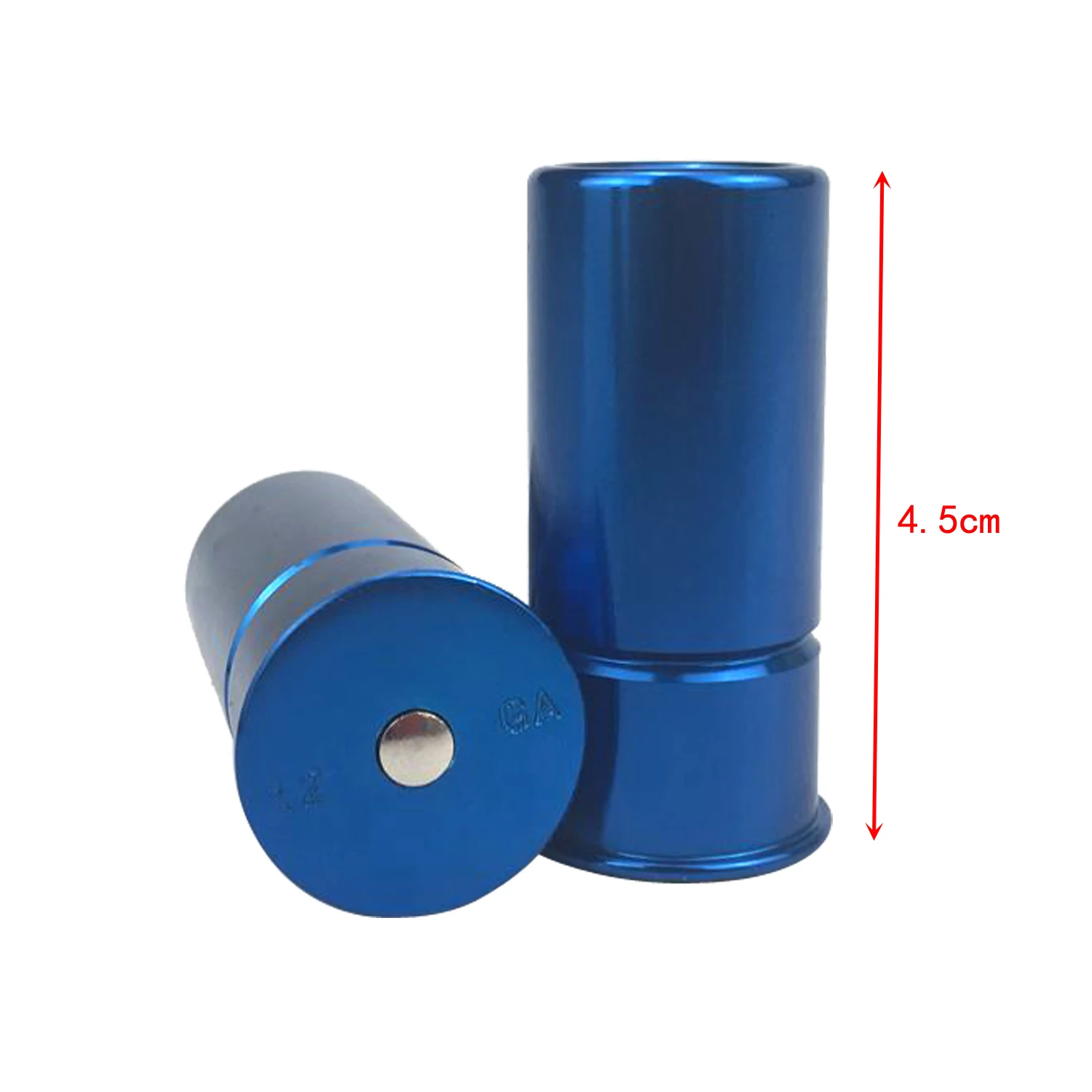 Tourbon Hunting Accessories Aluminum Snap Caps for Shell 12 Gauge Durable Blue/Red