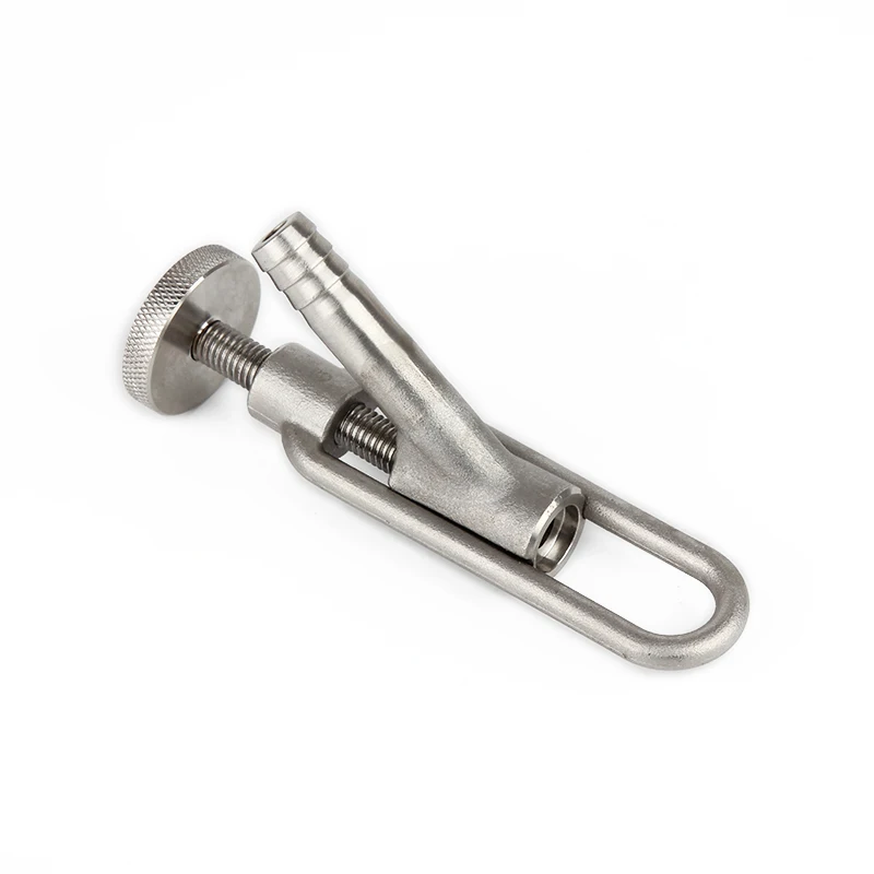 High Quality Stainless Steel  Sanitary Beer Sampling Inflatable Valve Head