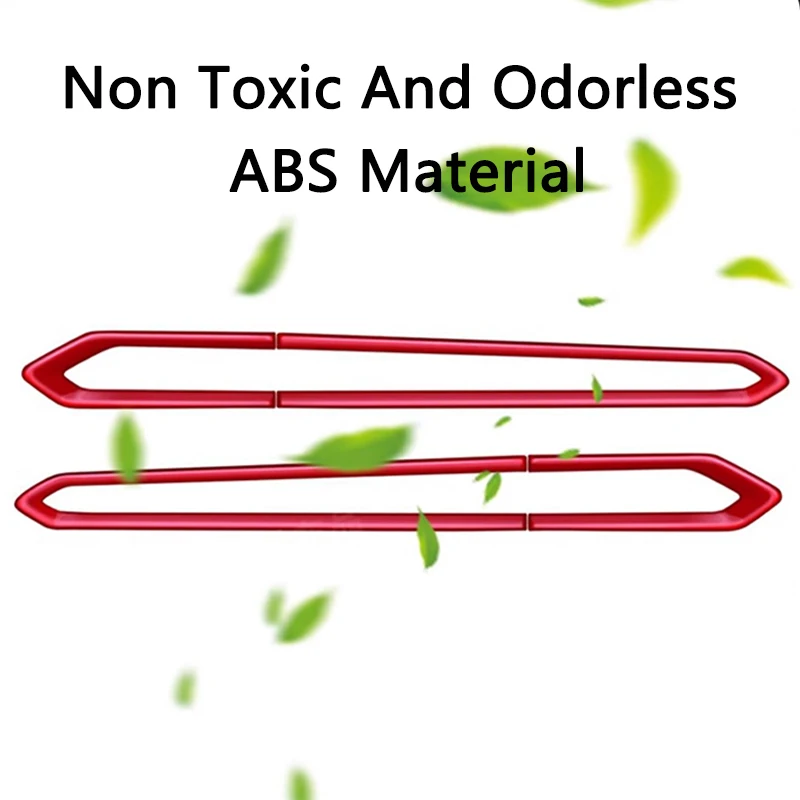 QHCP ABS Car Body Side Skirt Decorative Strip Front Rear Fog Light Eyebrow Trims Frame Fit For Subaru Forester 2025 Accessories