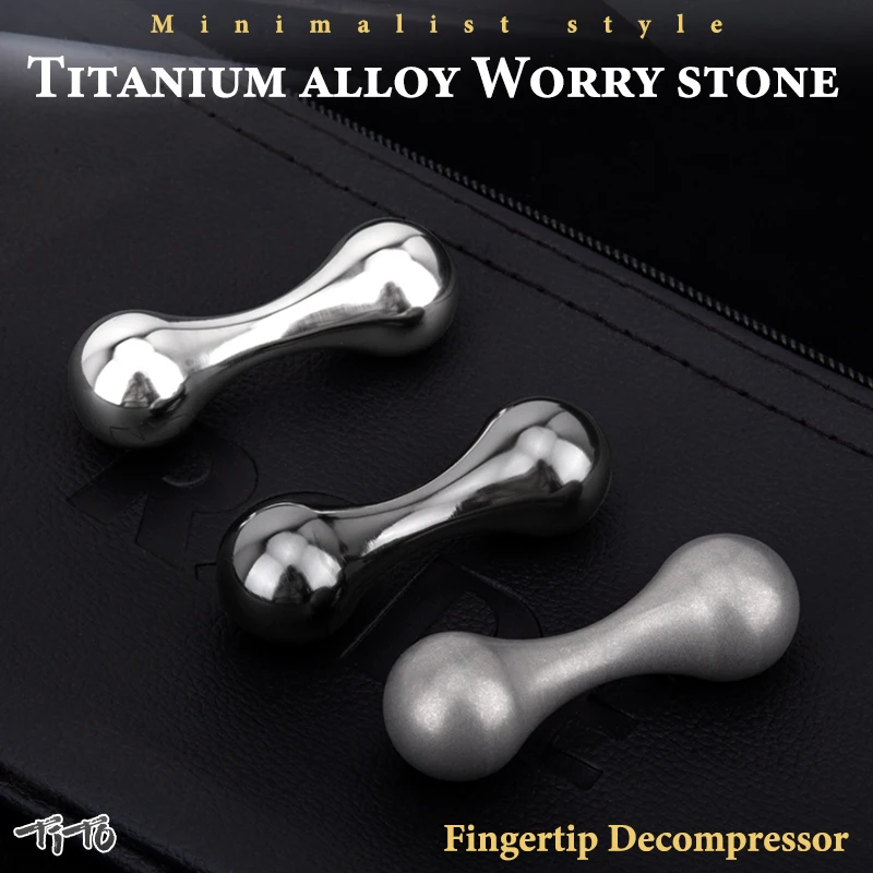 TiTo Titanium Alloy Bone Fingertip Spinner Begleri Begleri Toy Knucklebone Finger Extreme EDC