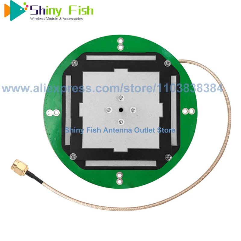 EM-FD904754 GNSS antenna RTK High-precision Ceramic Antenna GPS L1 L2 L5 Glonass Galileo BDs SMA MMCX MCX U.FL 20CM Cable