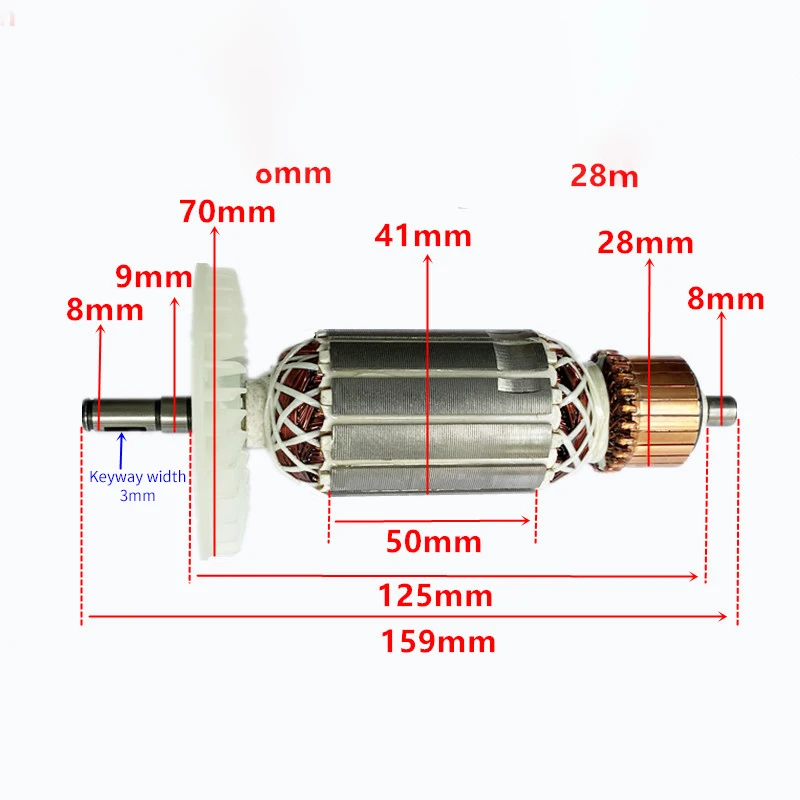 TDM1250 Marble Cutter for BOSCH TDM1260 Rotor Armature