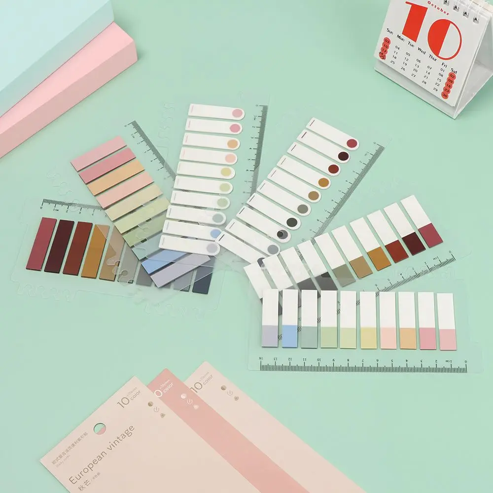 Fashion DIY Office Supplies Index Flags Bookmark Label Paster Sticker Sticky Notes Memo Pad Loose-leaf
