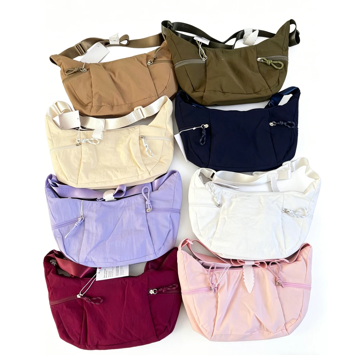 

2026 New Dopamine Underarm Bag Lightweight Dumpling Crossbody Shoulder Bag Large Capacity Zipper Commute Bag